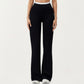 High Waist Flare Leg Active Pants with Wide Supportive Waistband and Smooth Streamlined Silhouette for Everyday Comfort