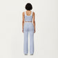 High Waist Flare Leg Active Pants with Wide Supportive Waistband and Smooth Streamlined Silhouette for Everyday Comfort