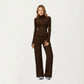 High Waist Wide Leg Athletic Pants with Smooth Stretch Fabric and Relaxed Contoured Fit for Everyday Movement Comfort