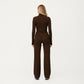 High Waist Wide Leg Athletic Pants with Smooth Stretch Fabric and Relaxed Contoured Fit for Everyday Movement Comfort
