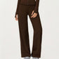 High Waist Wide Leg Athletic Pants with Smooth Stretch Fabric and Relaxed Contoured Fit for Everyday Movement Comfort