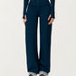 High Waist Wide Leg Athletic Pants with Smooth Stretch Fabric and Relaxed Contoured Fit for Everyday Movement Comfort