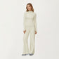 High Waist Wide Leg Athletic Pants with Smooth Stretch Fabric and Relaxed Contoured Fit for Everyday Movement Comfort