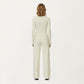 High Waist Wide Leg Athletic Pants with Smooth Stretch Fabric and Relaxed Contoured Fit for Everyday Movement Comfort