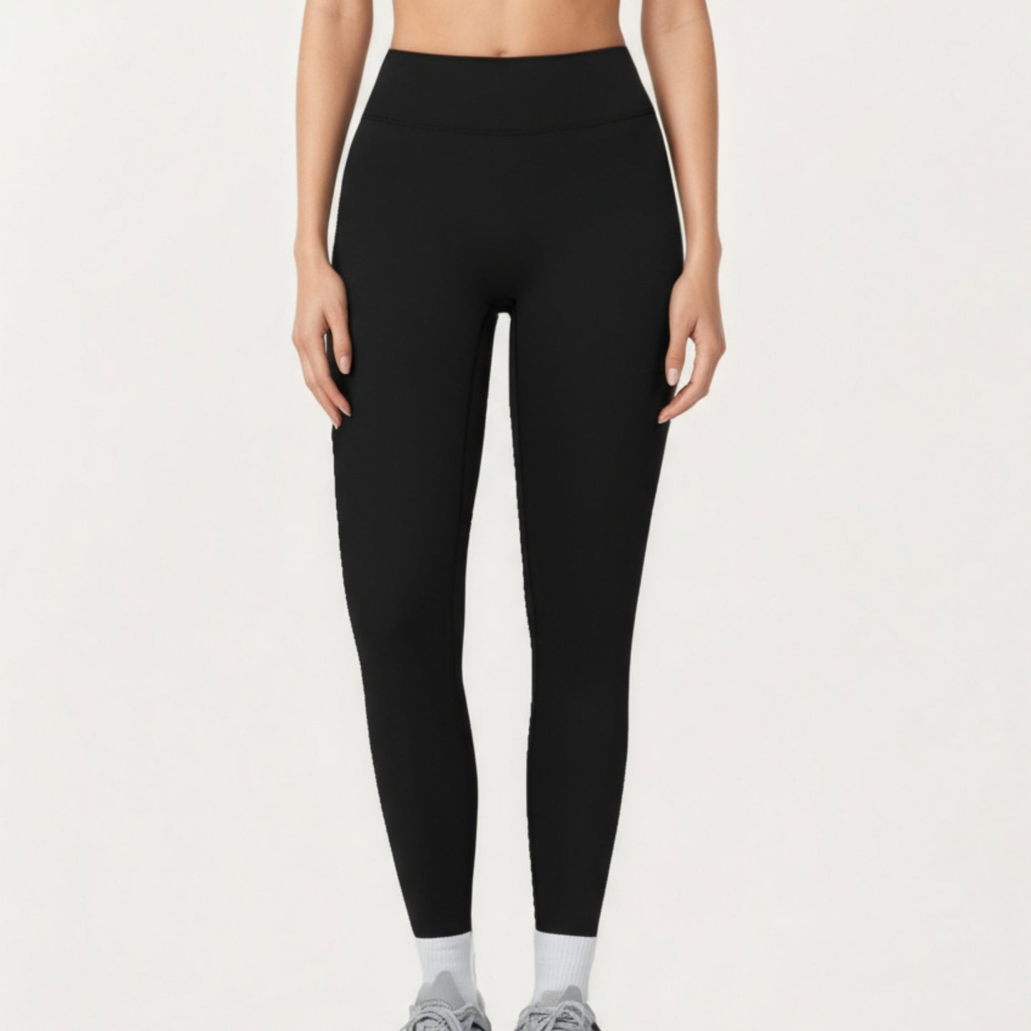 High Waist Seamless Athletic Leggings with Smooth Stretch Fabric and Contoured Fit for Streamlined Everyday Comfort