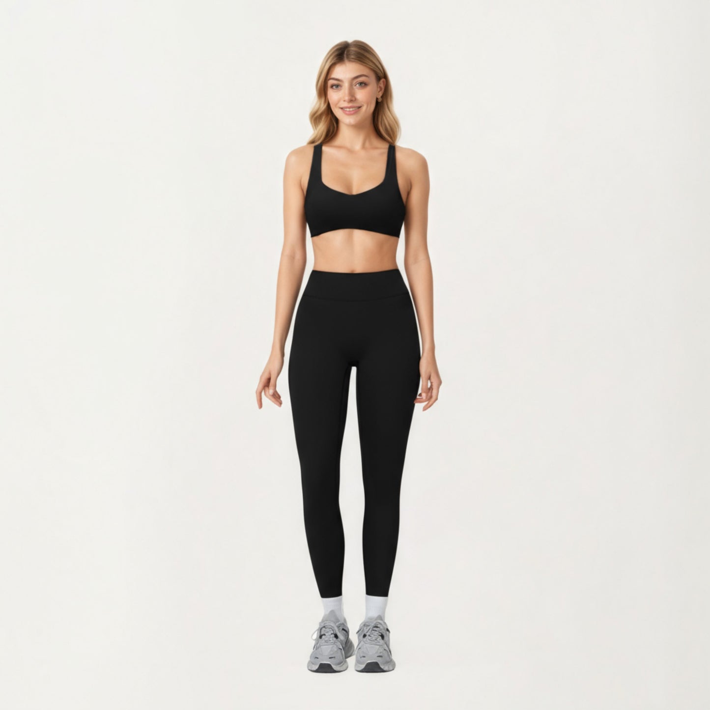 High Waist Seamless Athletic Leggings with Smooth Stretch Fabric and Contoured Fit for Streamlined Everyday Comfort