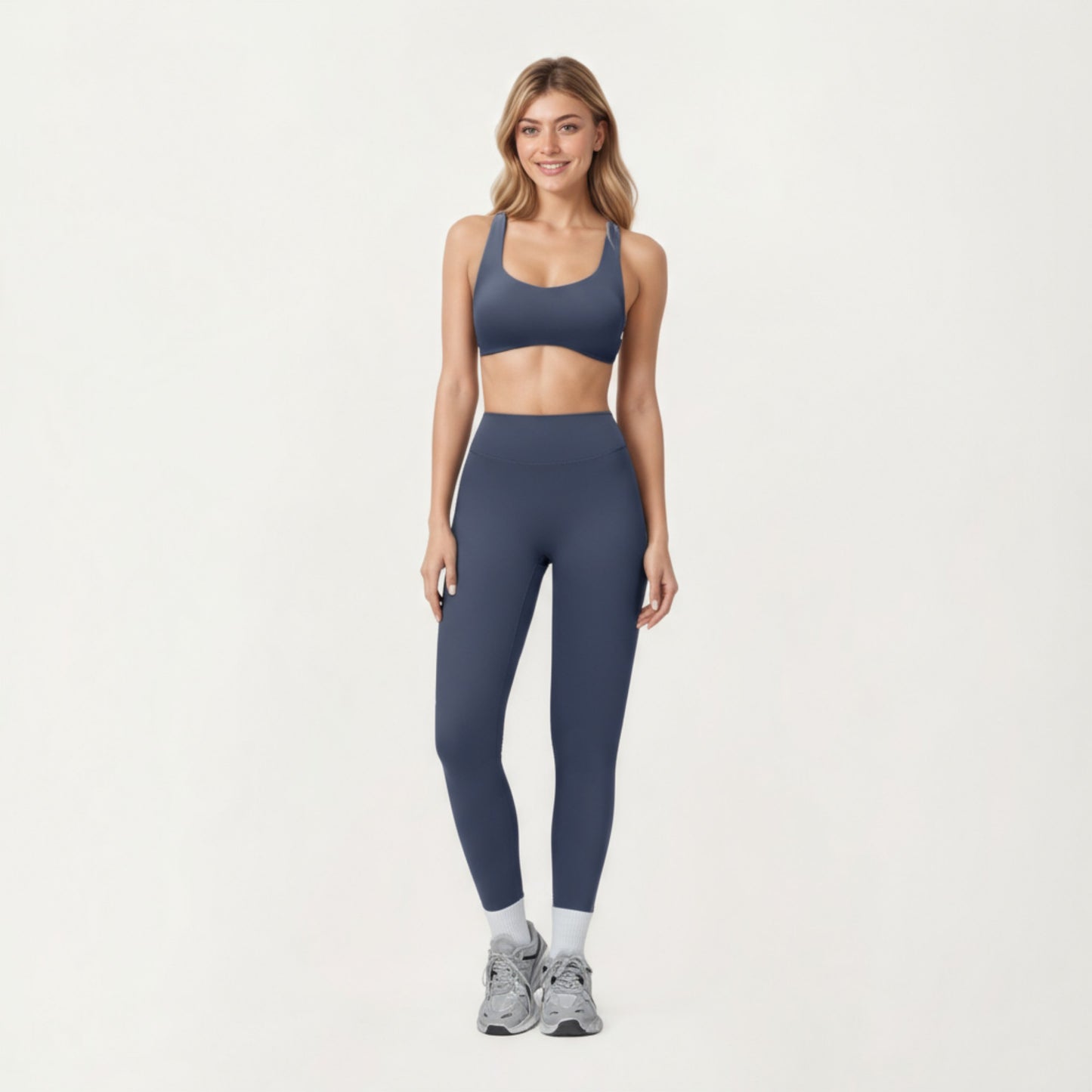 High Waist Seamless Athletic Leggings with Smooth Stretch Fabric and Contoured Fit for Streamlined Everyday Comfort