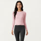 Long Sleeve Active Top with Layered Strap Detail Slim Contoured Fit and Modern Minimal Silhouette