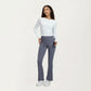 Long Sleeve Fitted Active Top with Smooth Stretch Fabric Contoured Seaming