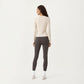 Long Sleeve Active Top with Soft Stretch Fabric Crew Neckline Clean Minimal Silhouette
