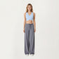 High Waist Wide Leg Lounge Pants with Soft Stretch Fabric Adjustable Drawstring Waistband