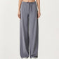 High Waist Wide Leg Lounge Pants with Soft Stretch Fabric Adjustable Drawstring Waistband