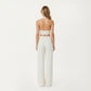 High Waist Wide Leg Lounge Pants with Soft Stretch Fabric Adjustable Drawstring Waistband