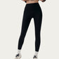 High Waist Full Length Active Leggings with Sleek Stretch Fabric Smooth Contoured Fit
