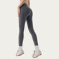 High Waist Full Length Active Leggings with Sleek Stretch Fabric Smooth Contoured Fit