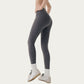 High Waist Full Length Active Leggings with Sleek Stretch Fabric Smooth Contoured Fit