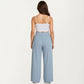 High Waist Wide Leg Lounge Pants with Soft Stretch Fabric Relaxed Fit and Flowing Full Length Design