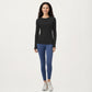 Long Sleeve Fitted Stretch Knit Performance Top