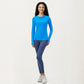 Long Sleeve Fitted Stretch Knit Performance Top