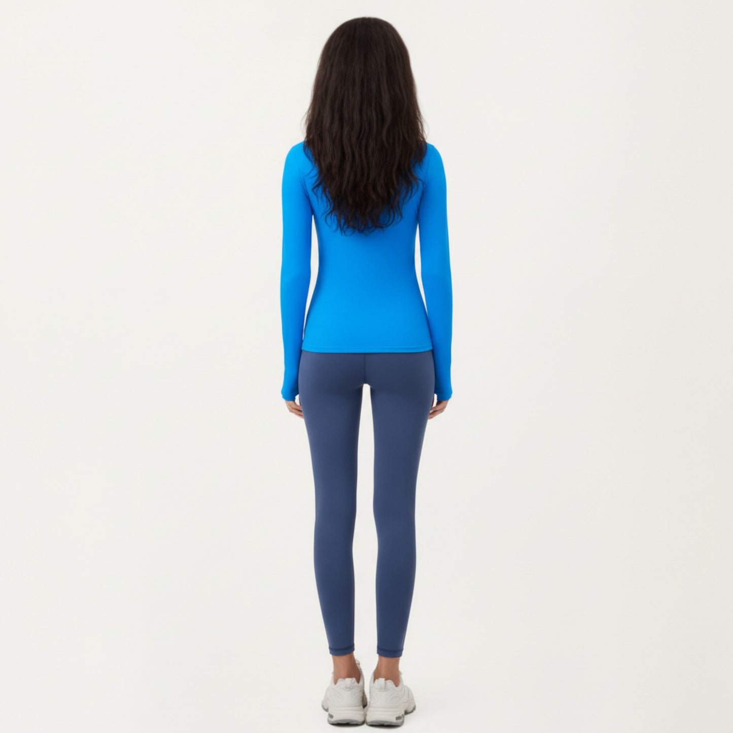 Long Sleeve Fitted Stretch Knit Performance Top