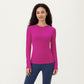 Long Sleeve Fitted Stretch Knit Performance Top