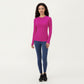 Long Sleeve Fitted Stretch Knit Performance Top