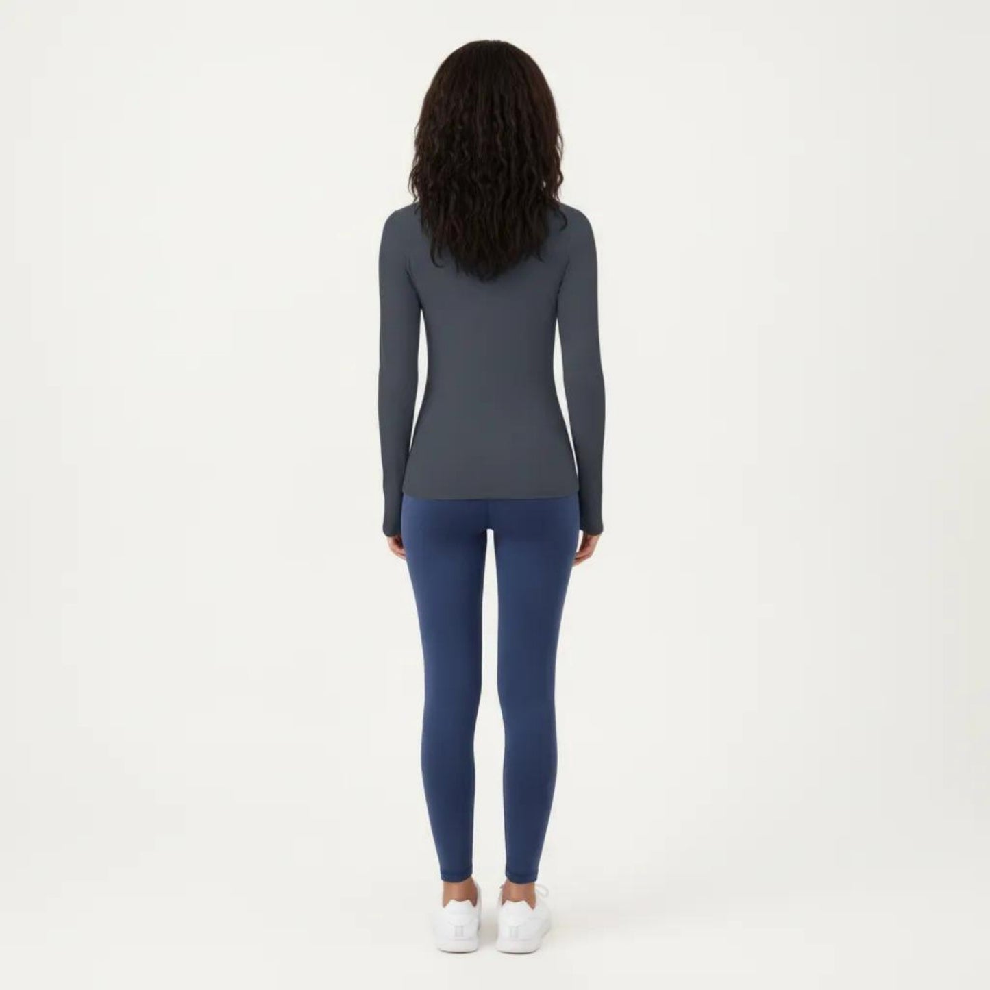 Long Sleeve Fitted Stretch Knit Performance Top
