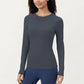 Long Sleeve Fitted Stretch Knit Performance Top