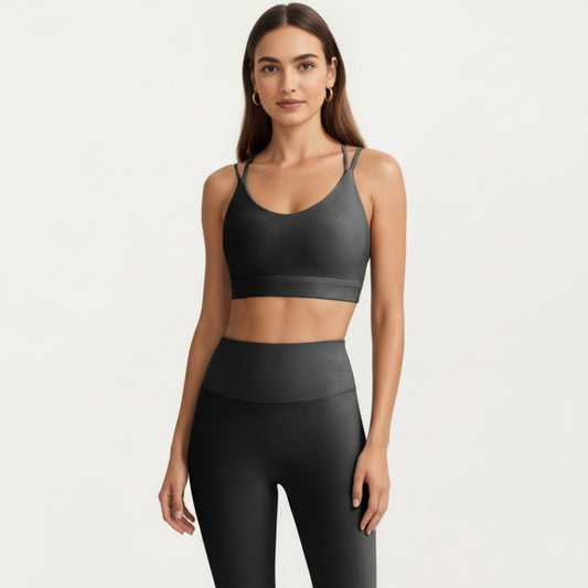 Strappy Back Low Impact Sports Bra
