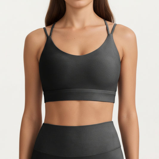 Strappy Back Low Impact Sports Bra