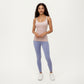 Fitted Athletic Tank Top with Double Strap Back and Smooth Stretch Knit Fabric