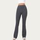 High Waist Flare Leggings with Stretch Knit Fabric and Smooth Sculpting Fit