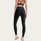 High Waist Stretch Knit Leggings with Wide Waistband and Smooth Sculpting Fit