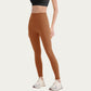 High Waist Stretch Knit Leggings with Wide Waistband and Smooth Sculpting Fit