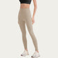 High Waist Stretch Knit Leggings with Wide Waistband and Smooth Sculpting Fit