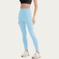 High Waist Stretch Knit Leggings with Wide Waistband and Smooth Sculpting Fit