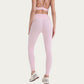 High Waist Stretch Knit Leggings with Wide Waistband and Smooth Sculpting Fit