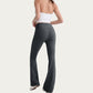 High Waist Flare Leg Pants with Smooth Stretch Fit