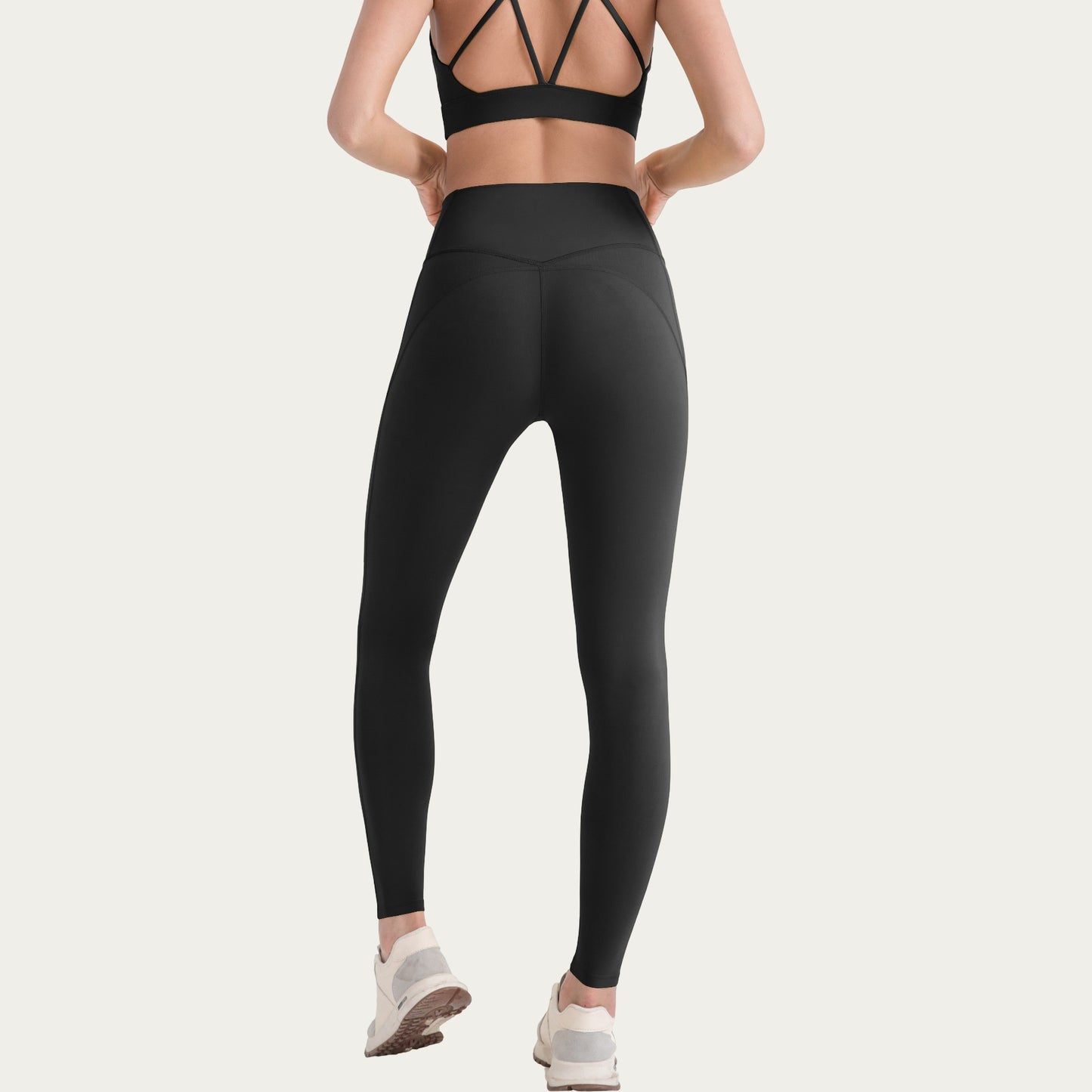 High Waist Stretch Leggings with Smooth Supportive Fit