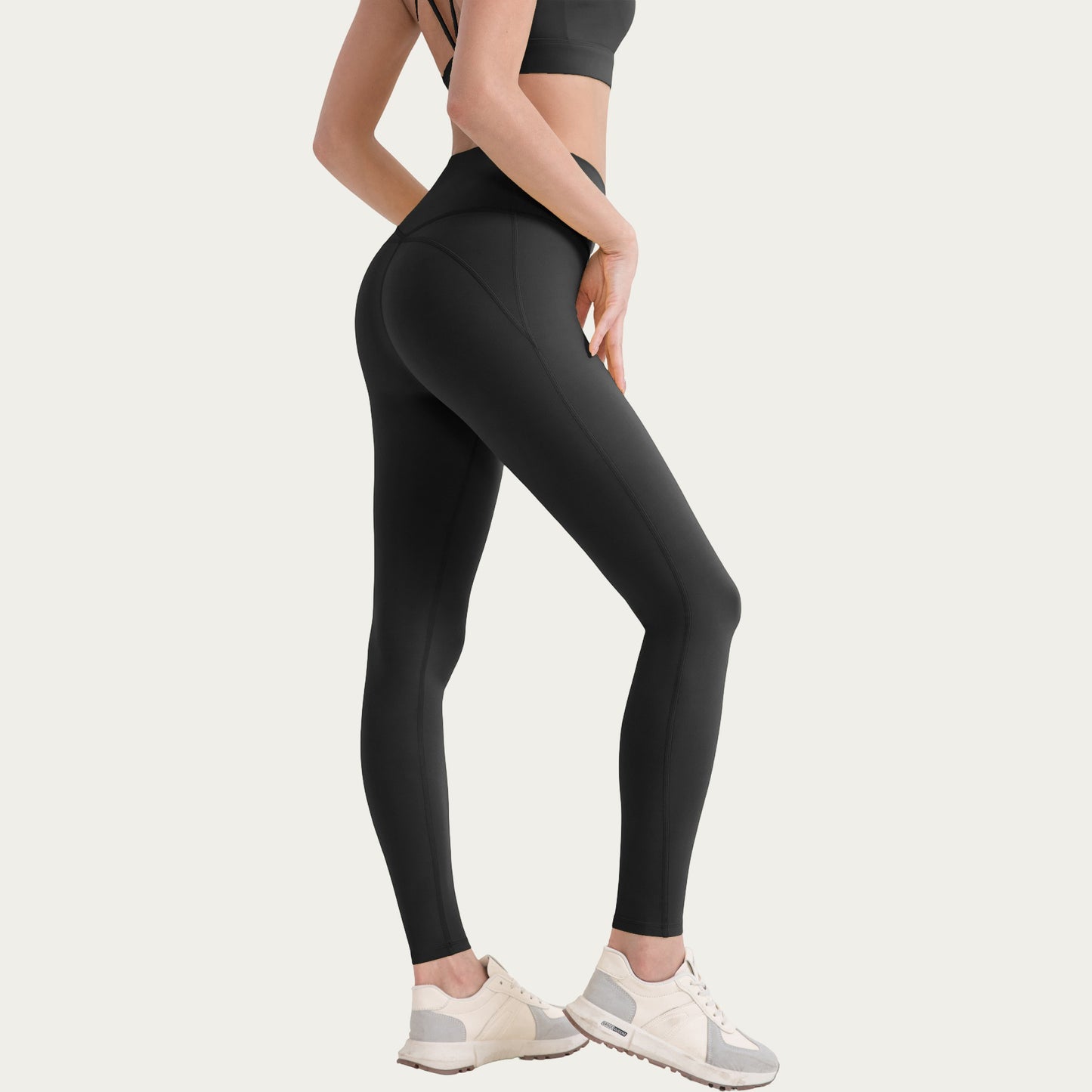 High Waist Stretch Leggings with Smooth Supportive Fit