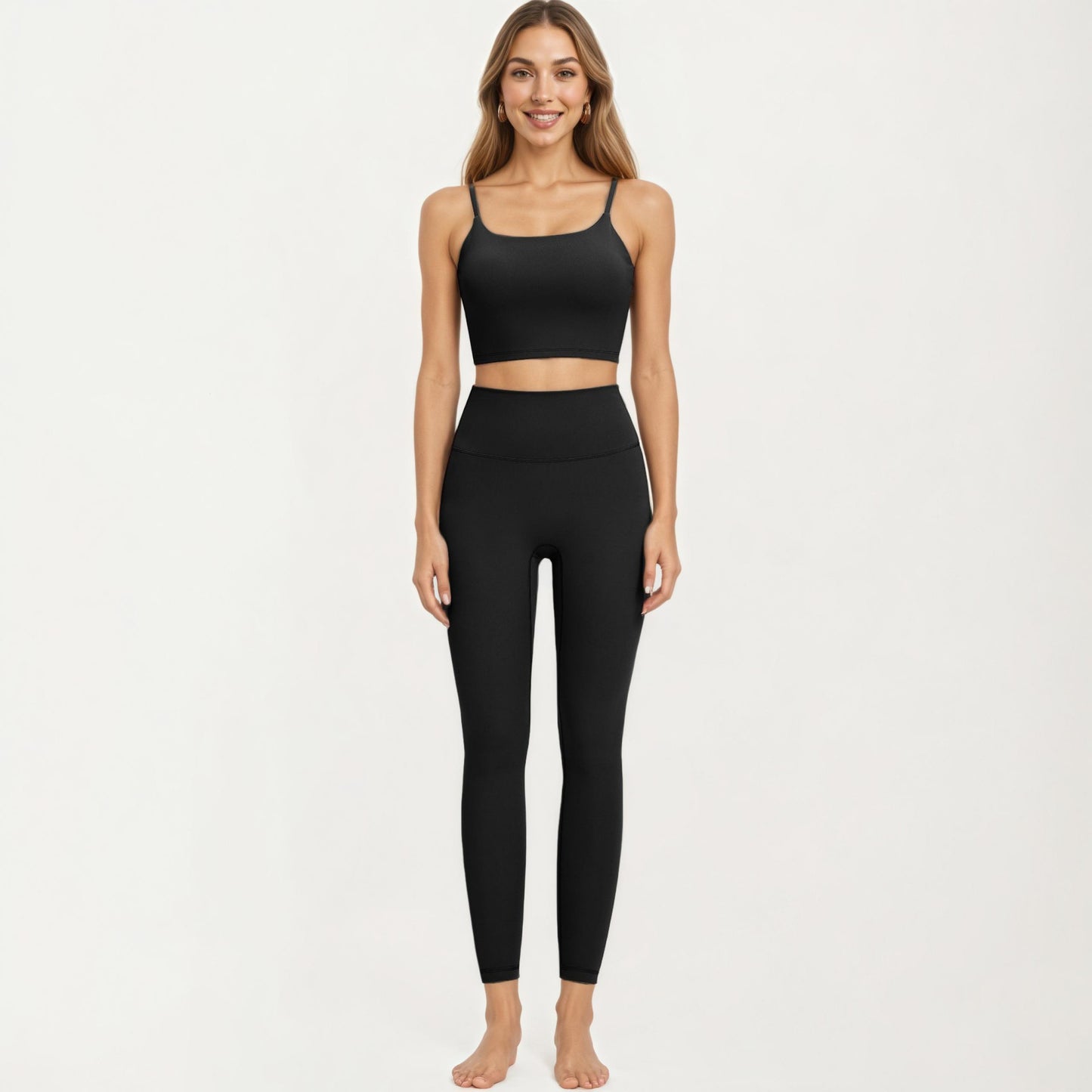 High Waist Stretch Leggings with Smooth Sculpting Fit