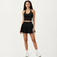 Halter Neck Fitted Active Top with V Neckline and Smooth Stretch Support