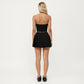 Halter Neck Fitted Active Top with V Neckline and Smooth Stretch Support