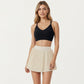 V Neck Sports Bra with Cross Back Straps and Medium Support