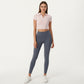 Short Sleeve Cropped Active Polo Top with Collared V Neck and Stretch Fit