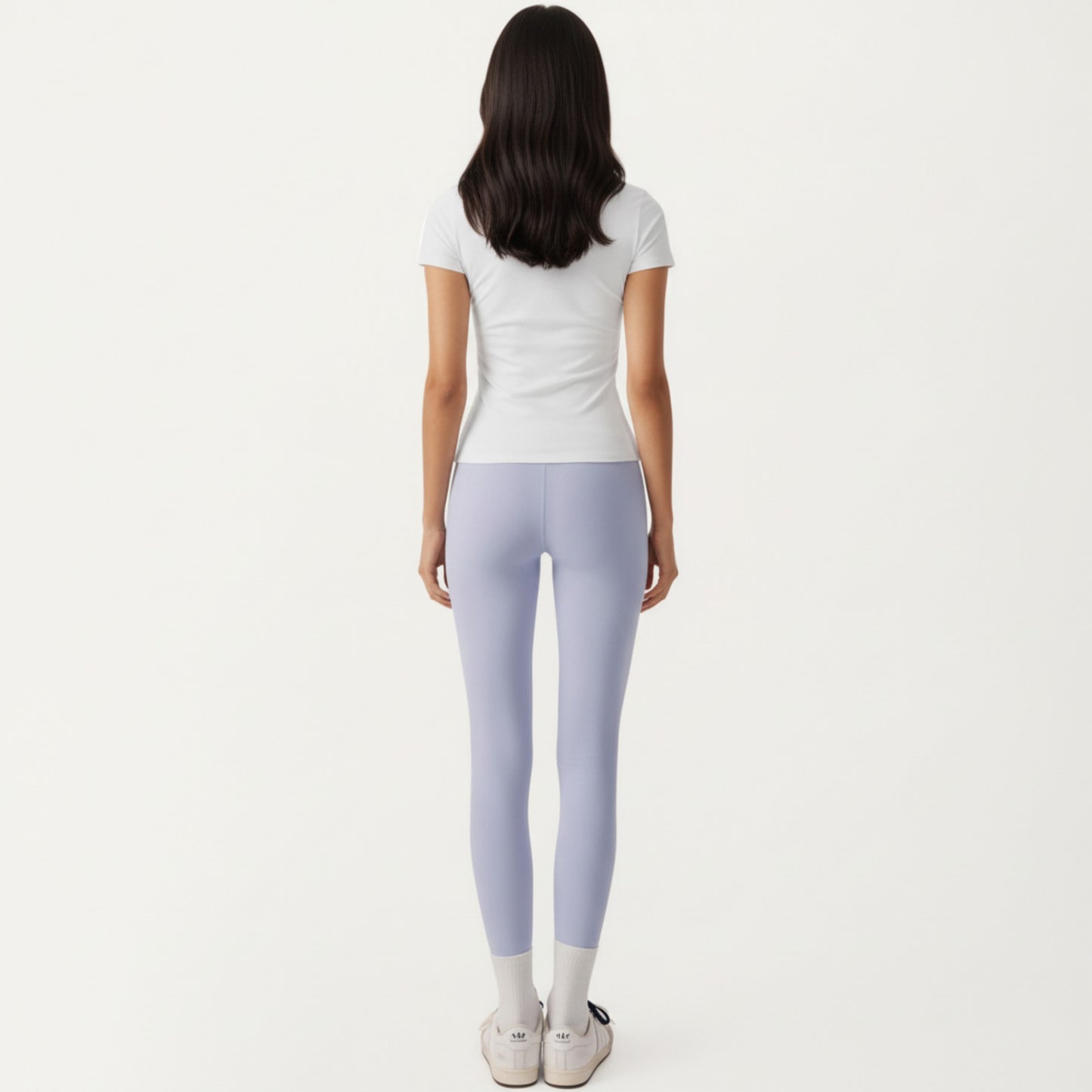 Short Sleeve Fitted Active T Shirt with Crew Neck and Stretch Performance Fabric