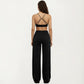 Crossover Wide Leg Yoga Pants Stretch Athletic Lounge Workout Pants for Training Fitness