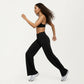 Crossover Wide Leg Yoga Pants Stretch Athletic Lounge Workout Pants for Training Fitness