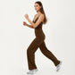 Crossover Wide Leg Yoga Pants Stretch Athletic Lounge Workout Pants for Training Fitness