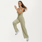 Crossover Wide Leg Yoga Pants Stretch Athletic Lounge Workout Pants for Training Fitness